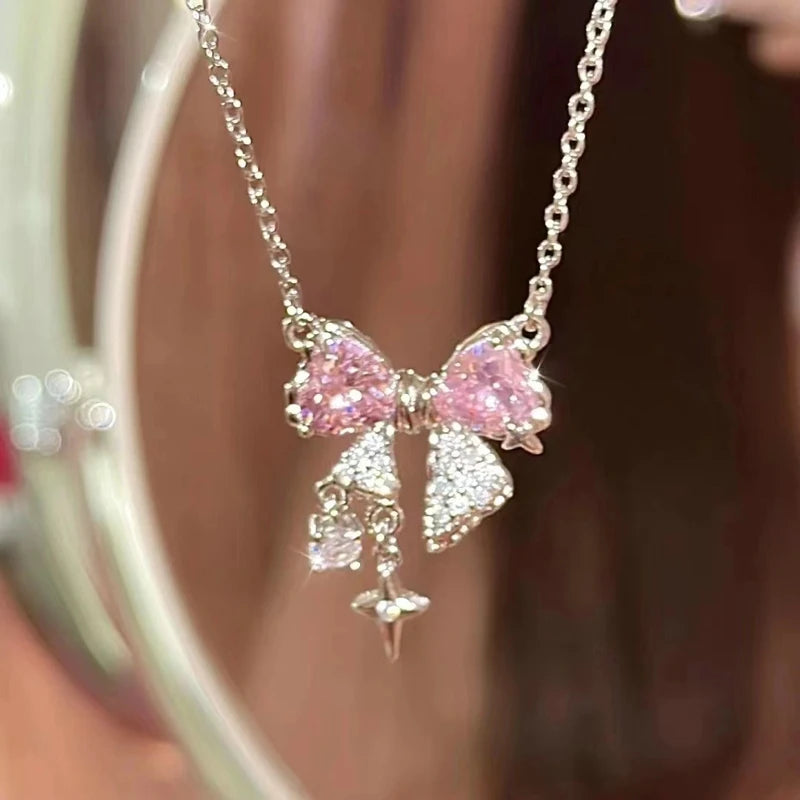 GLAMOORA Cherry Gold Pendant Necklace