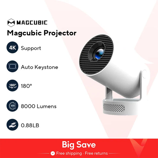 GLAMOORA 4K Smart Projector