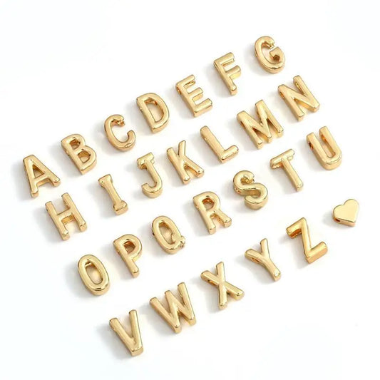 Glamoora 26 Letters Fashion Tiny Heart