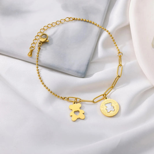 Glamoora New Stainless Steel Fashion Multilayer Bracelets