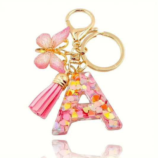 Glamoora Premium DIY A-Z Letter Keychains