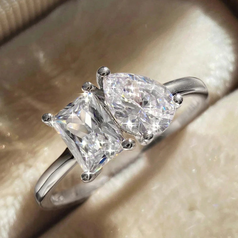 Glamoora Water Drop Ring For Women