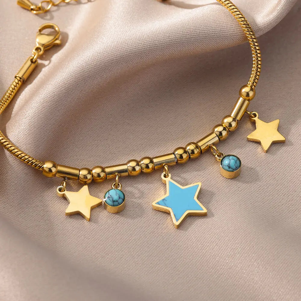 Glamoora Vintage Stainless Steel Bracelet