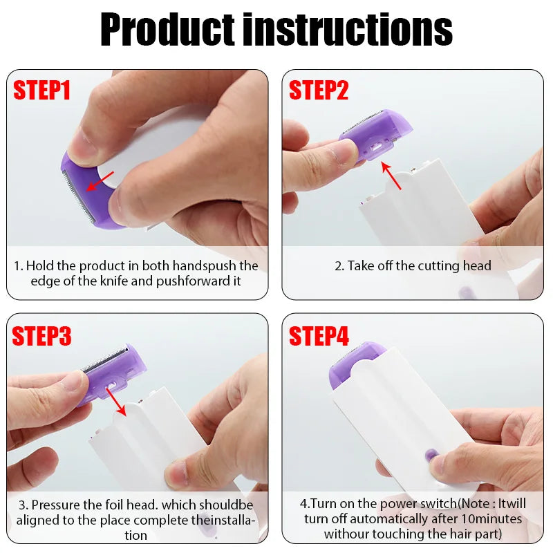 Glamoora Laser Touch Hair Removal Device