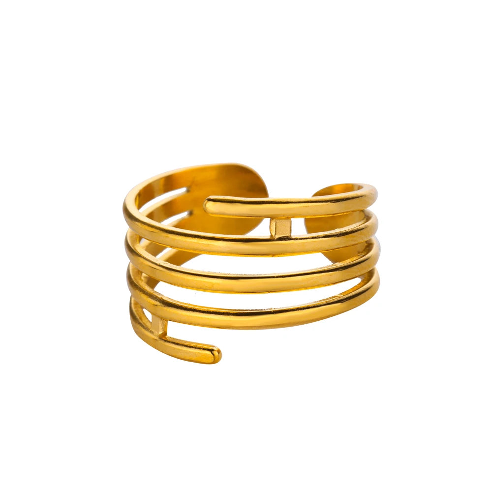 Minimalist open ring for women