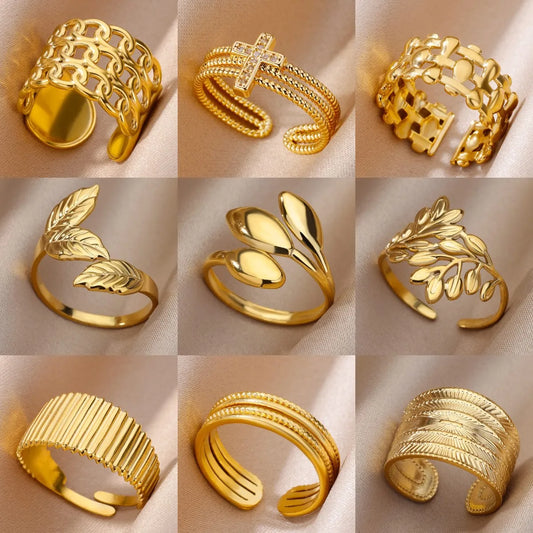 Glamoora- Stainless Steel Rings 01