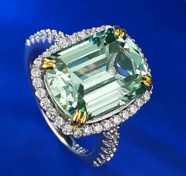 Glamoora - Vintage 100% 925 Sterling Silver with Tanzanite Diamond