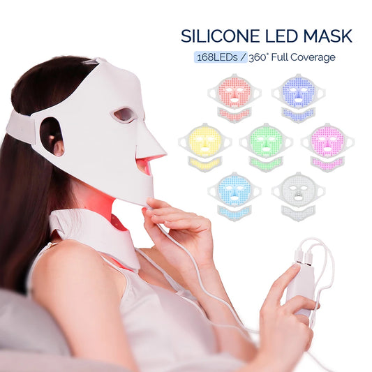 GLAMOORA Flexible LED Face Mask