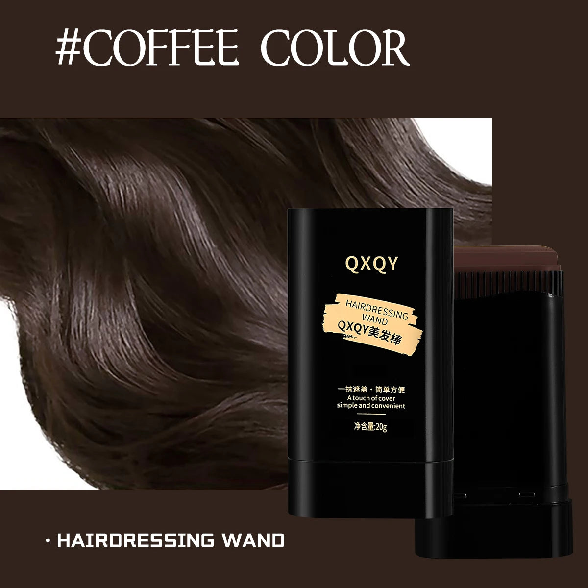Glide & Cover Comb – Touch-Up Gray Hair in Seconds!