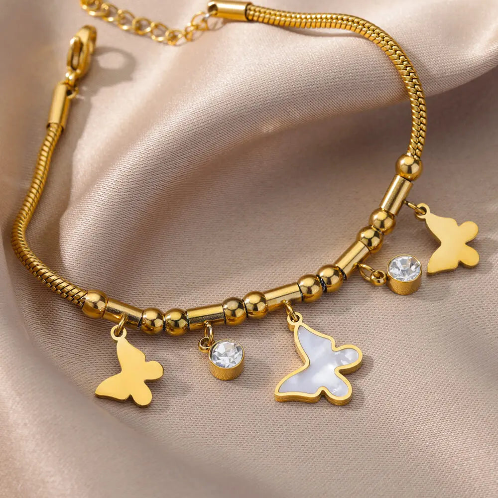 Glamoora Vintage Stainless Steel Bracelet
