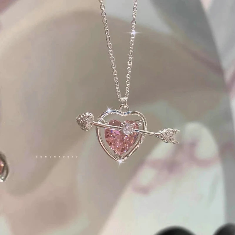 GLAMOORA Cherry Gold Pendant Necklace