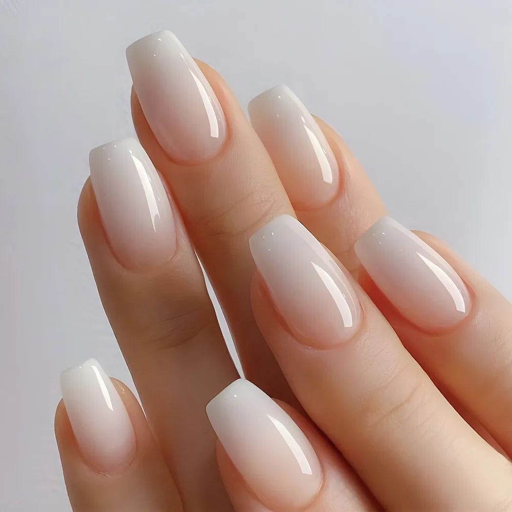 GLAMOORA French Ballerina Press-On Nails
