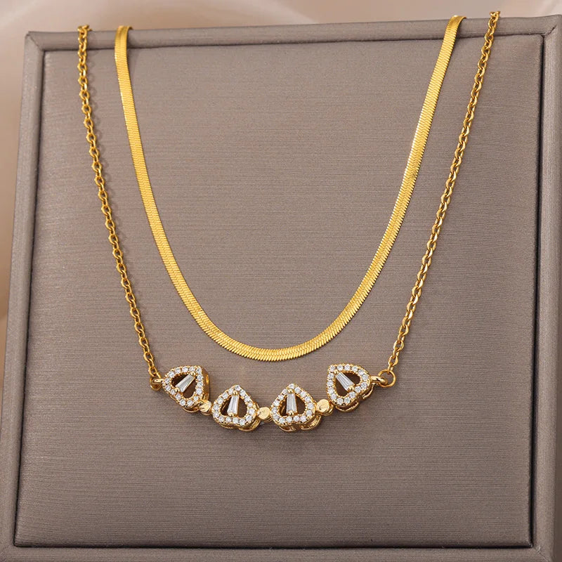 Glamoora Multilayer Heart Geometry  X