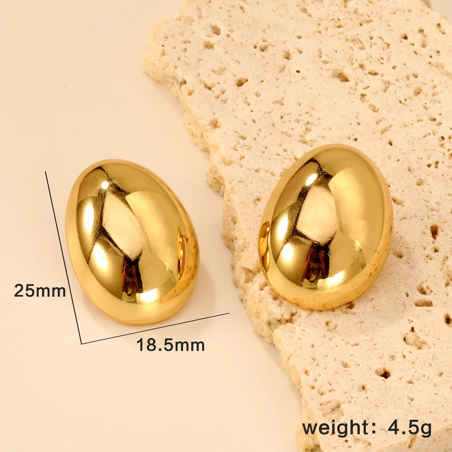 GLAMOORA Pearl Water Drop Earrings