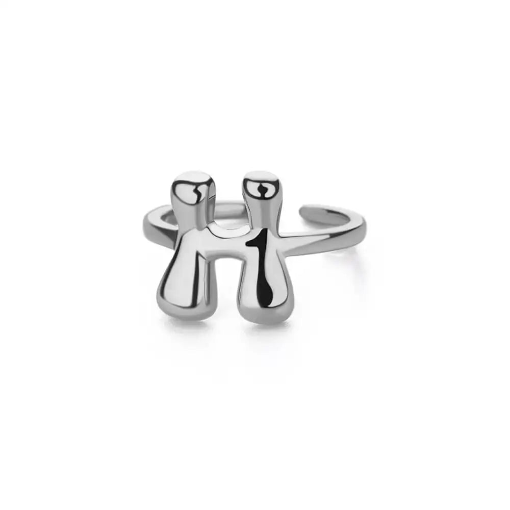 Glamoora 26 initials Rings