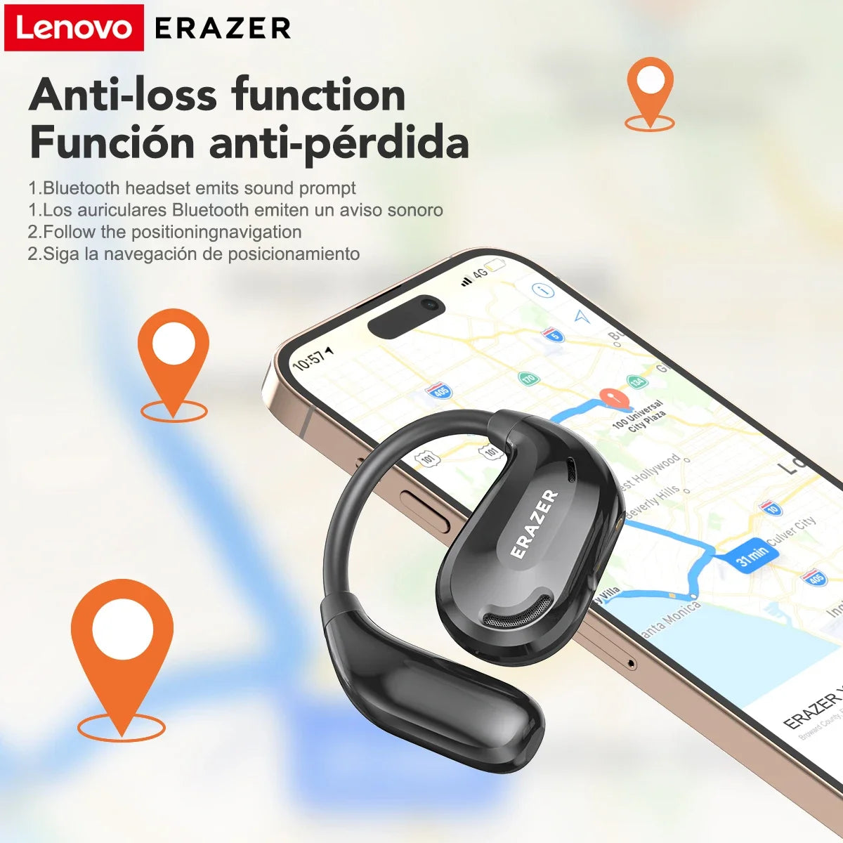 GLAMOORA AI Translator Earbuds