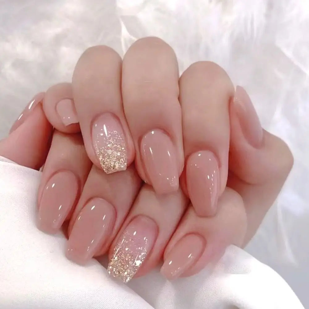 GLAMOORA French Ballerina Press-On Nails