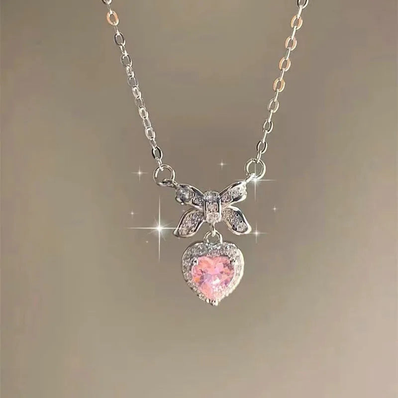 GLAMOORA Cherry Gold Pendant Necklace