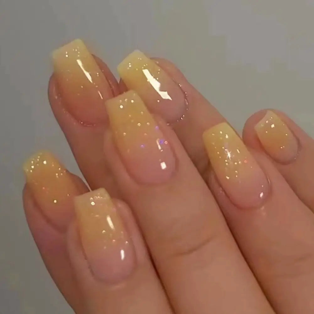 GLAMOORA French Ballerina Press-On Nails