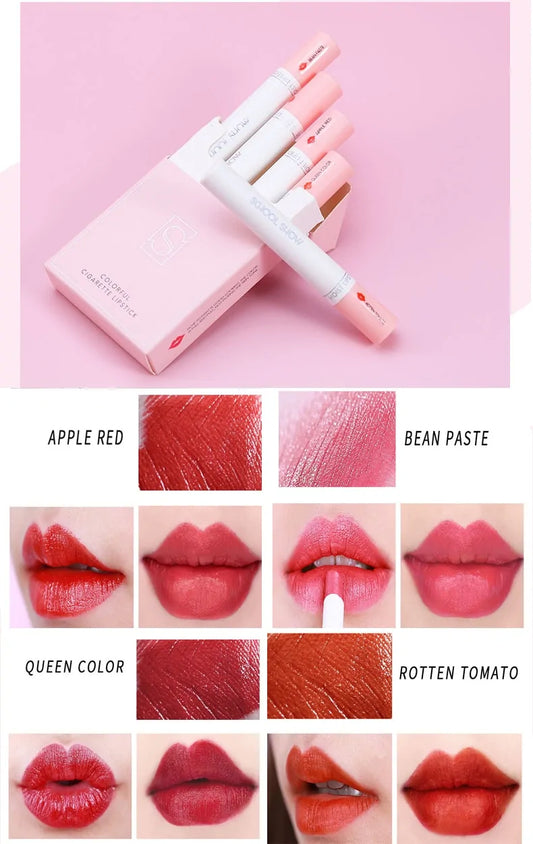 Glamoora - 4 Colors Velvet Matte Cigarette Lipstick
