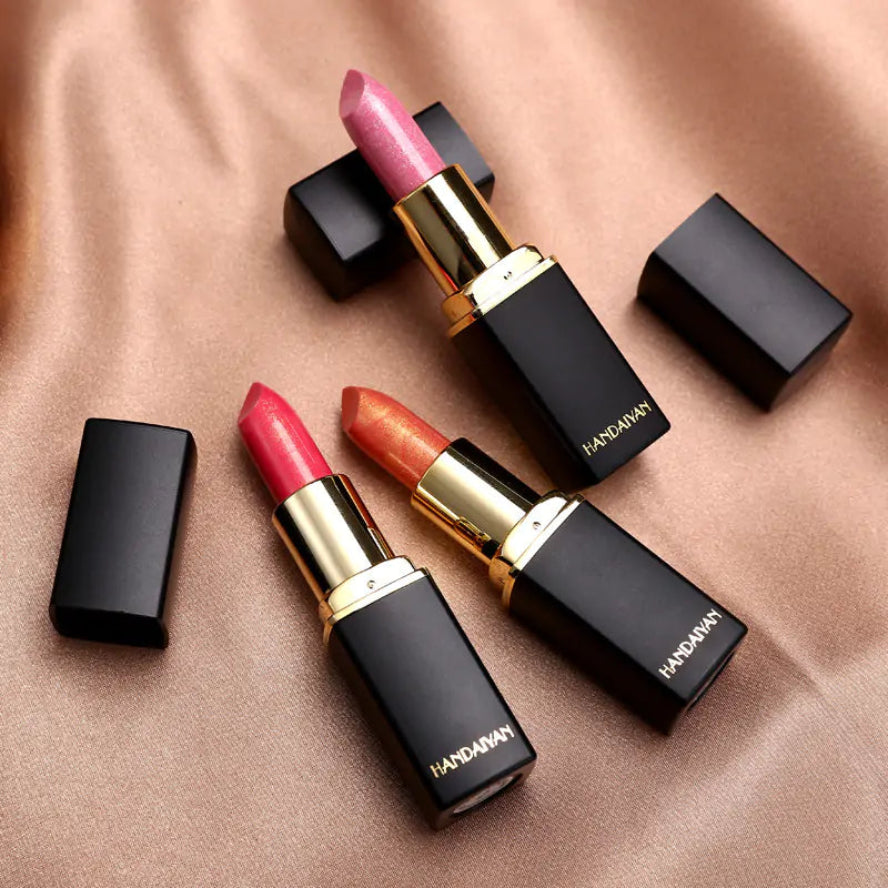 Glamoora - 9 Colors Waterproof Glitter Lipstick