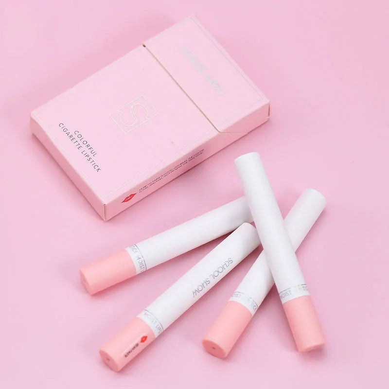 Glamoora - 4 Colors Velvet Matte Cigarette Lipstick